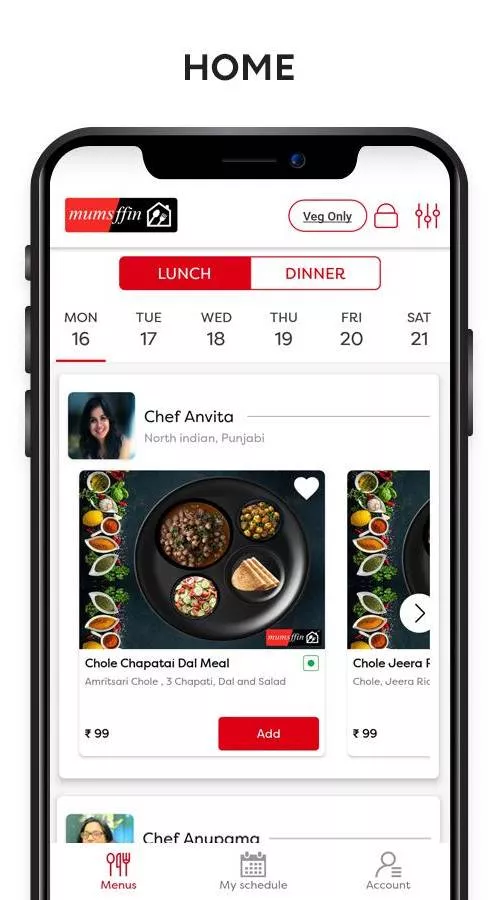 Mumsffin - Food Ordering Application screenshot 2